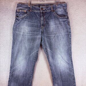 Wrangler Rock 47 Denim Jeans Mens 40x34 Relaxed Boot Western Cowboy Rodeo